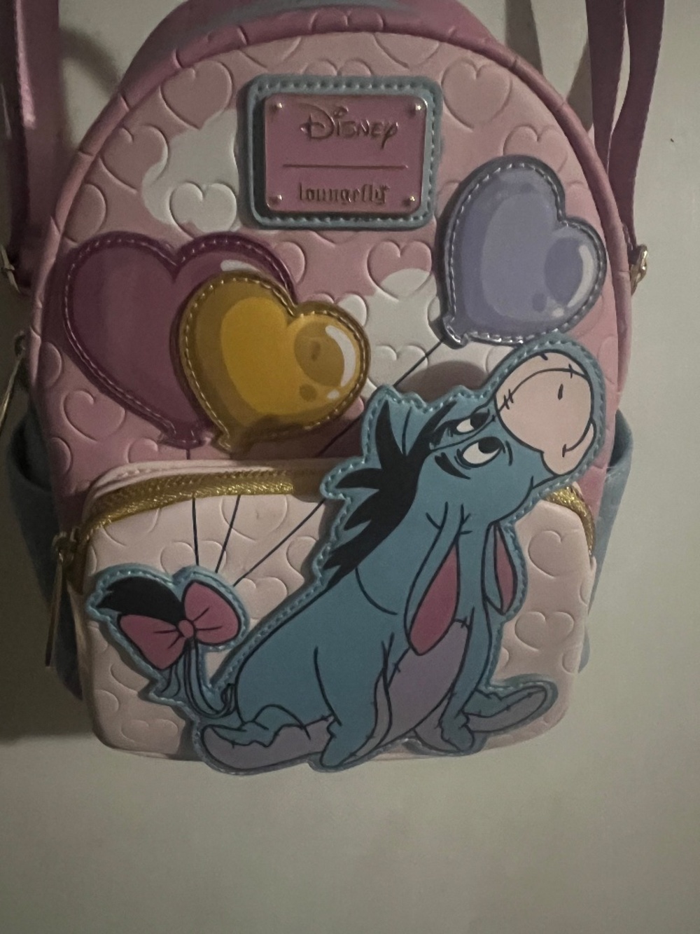 Loungefly Disney Winnie the Pooh Eeyore with Balloons Mini Backpack
